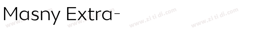 Masny Extra字体转换 Masny Extra字体转换